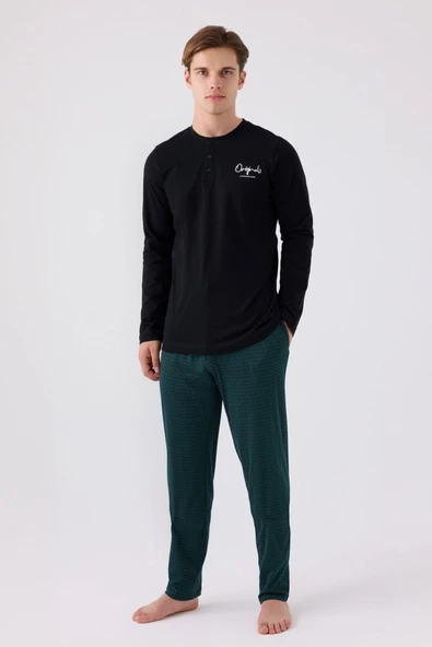 Arnetta 3167 Erkek Uzun Kol Pijama Takım
