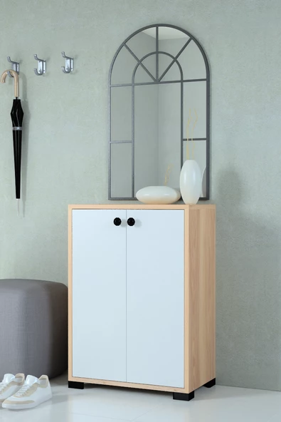 Mobilique Çok Amaçlı Dolap Leydi (Hazar-Beyaz) - 3