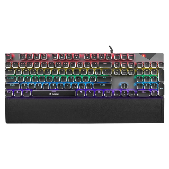 Everest KB-MK9 RGB Red Switch Mekanik Oyuncu Klavyesi