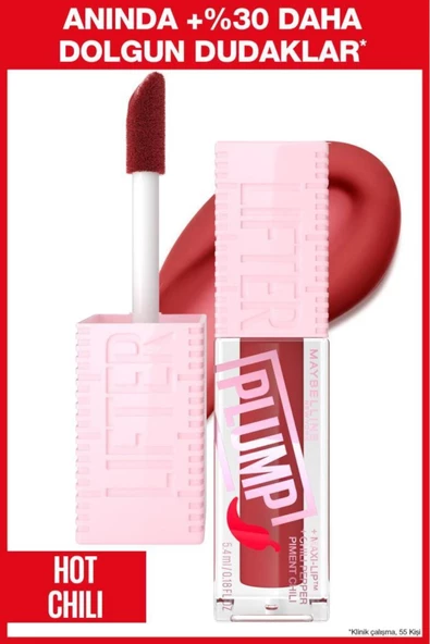 Maybelline New York Lifter Plump Dudak Parlatıcısı - Hot Chili 006 - 4