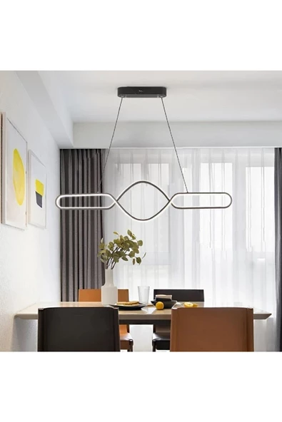 Neo / Sarkıt Avize / 90 cm / 3 Renk Işık / Antrasit Gövde / 3 Yıl - 2