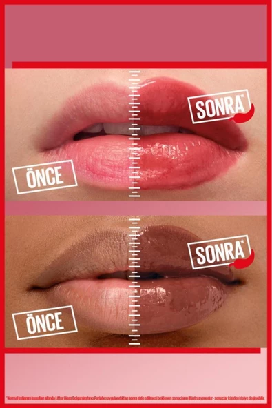Maybelline New York Lifter Plump Dudak Parlatıcısı - Red Flag 004 - 6