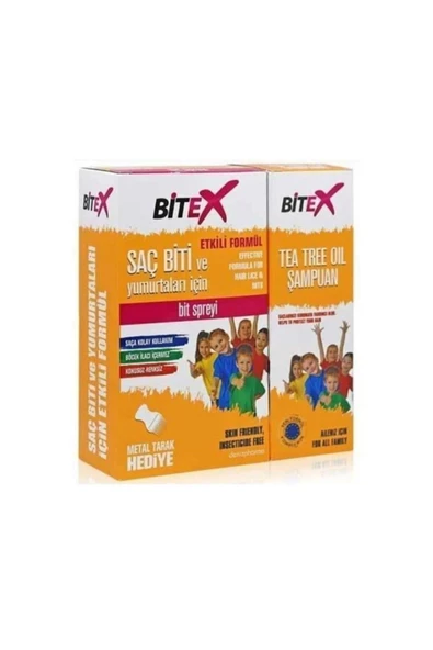 Bitex Bit Spreyi 100 ml + Şampuan 150 ml - Çelik Tarak Hediyeli