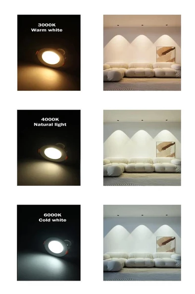 Panasonic 4W (45W) Led Spot Ampul Sarı 3000K - GU10 Duy Avize Çanak Lamba - 7