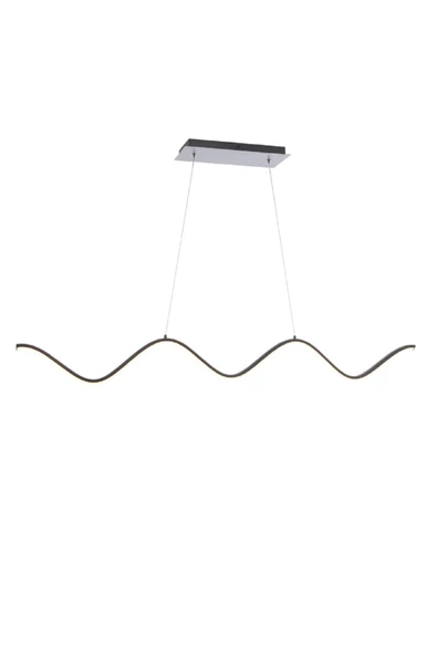 Sajdova / Sarkıt Avize / 100 cm / Antrasit Gövde / 3 Renk Işık - 2