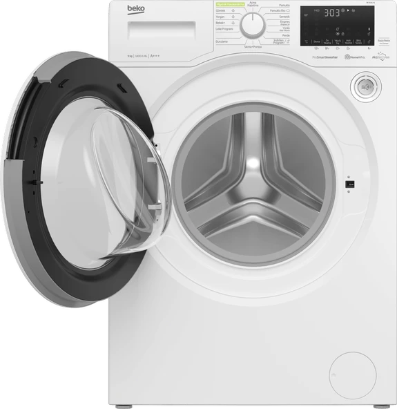 Beko BK 9141 HJ 1400 Devir 9 kg Çamaşır Makinesi - 3