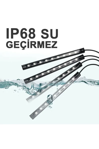 Usb Girişli Ayak Altı Led Sese Duyarlı Led Müziğe Duyarlı 12 Led - 3