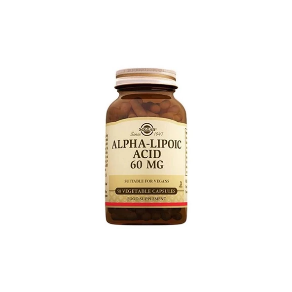 Solgar Alpha Lipoic Acid 60 mg 30 Kapsül