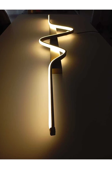 Tuna / Aplik / 120x24 cm / Gold Gövde / 3 Renk Işık / 3 Yıl Garan - 7