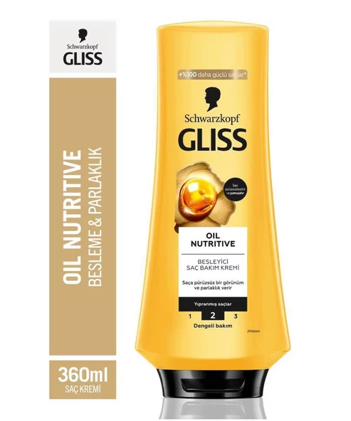Glıss Saç Kremi Oıl Nutrıtıve 360 Ml