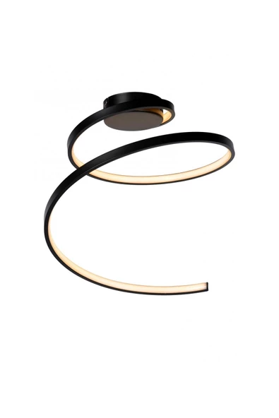 Zile / Plafonyer Avize / 40 cm / Antrasit Gövde / 3 Renk Işık - 4