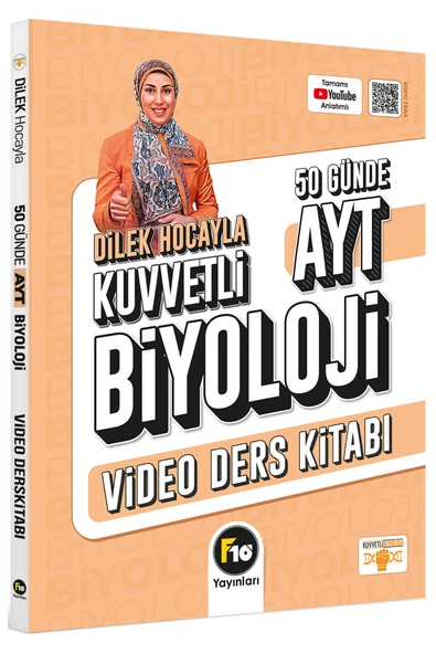 Dilek Hocayla 50 Günde AYT Biyoloji Video Ders Kitabı F10 Yayınları