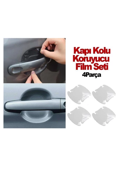 6 Parça Araç İçi Gereçler Bardak Tutucu Numaratör Bez Telefon Tutucu ve Kapı Ayna Koruyucu Film Set - 5