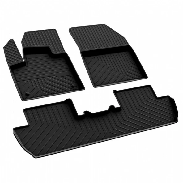 Citroen C4 Spacetourer Ferrous 4D Havuzlu Kauçuk Paspas 2018 2020