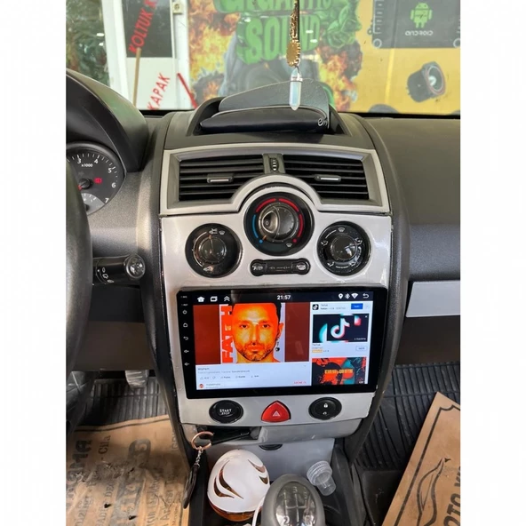 RENAULT MEGAN 2 OEM ANDROİD MULTİMEDYA TEYP 2 RAM 32 HAFIZA CARPLAY AUTO GERİ GÖRÜŞ KAMERA HEDİYE - 3