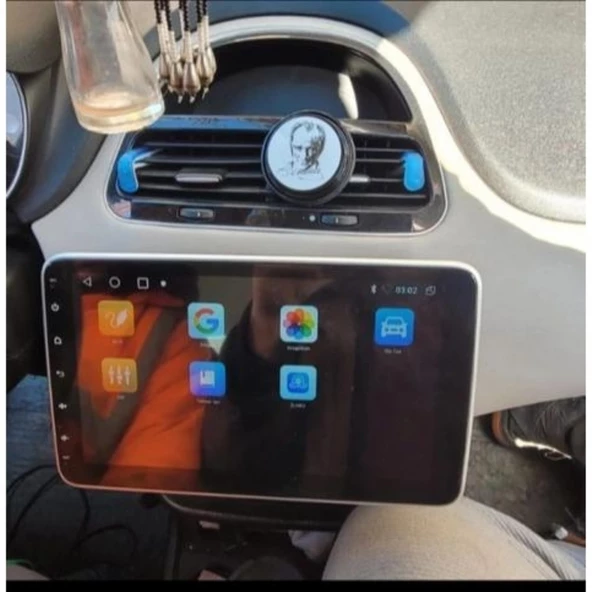 FİAT PUNTO LİNEA 10inç 360 DERECE DÖNEN ANDROİD EKRAN MULTİMEDYA 2 GB RAM 32 HAFIZA GERİ GÖRÜŞ KAMERA HEDİYELİ - 2