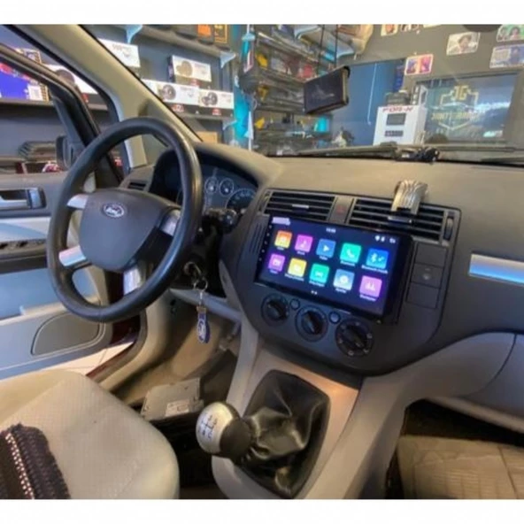 FORD CMAX OEM ANDROİD MULTİMEDYA TEYP 2 RAM 32 HAFIZA CARPLAY AUTO GERİ GÖRÜŞ KAMERA HEDİYE - 3