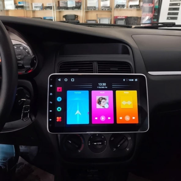 FİAT LINEA 10inç 360 DERECE DÖNEN ANDROİD EKRAN MULTİMEDYA 2 GB RAM 32 HAFIZA GERİ GÖRÜŞ KAMERA HEDİYELİ - 7