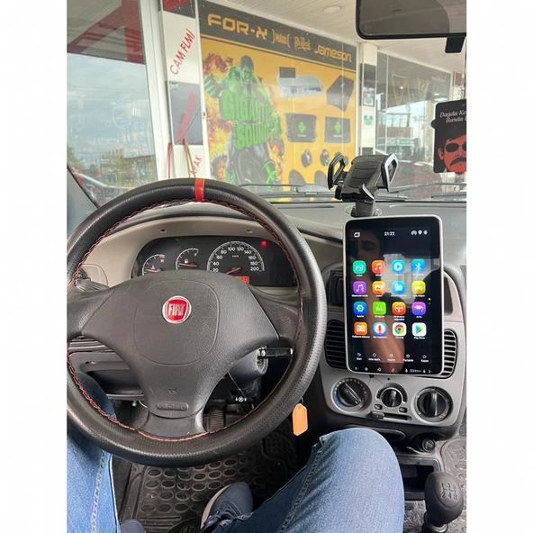 FİAT PALİO ALBEA 10inç 360 DERECE DÖNEN ANDROİD EKRAN MULTİMEDYA 2 GB RAM 32 HAFIZA  GERİ GÖRÜŞ KAMERA HEDİYELİ - Resim 3