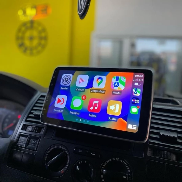 WW TRANSPORTER T 5 10İNÇ 360 DERECE DÖNEN ANDROİD EKRAN MULTİMEDYA 2GB RAM 32HAFIZA GERİ GÖRÜŞ KAMERA HEDİYELİ - 3