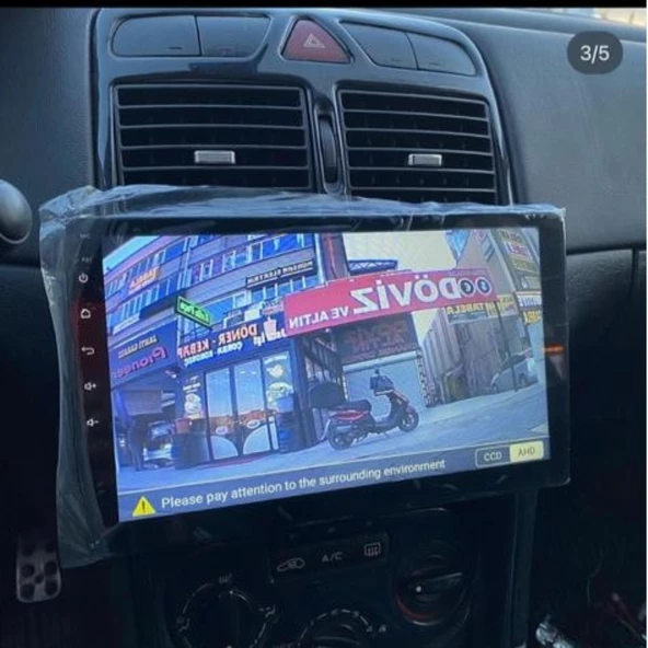 PEGEOUT 307 OEM ANDROİD MULTİMEDYA TEYP 2 RAM 32 HAFIZA CARPLAY AUTO GERİ GÖRÜŞ KAMERA HEDİYE - Resim 2