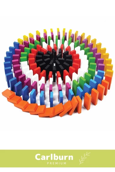 Özel Üretim Zeka Geliştirici Eğitici El Göz Koordinasyonu Domino 100 Taş - 2