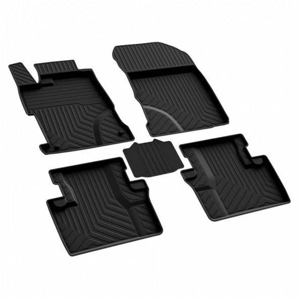 Honda Civic 8 SD (FD6) Ferrous 4D Havuzlu Kauçuk Paspas 2007 2012 ürün görseli 1