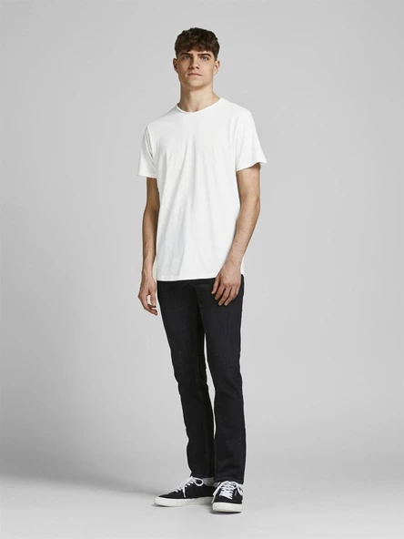 Jack & Jones JJebasher Tee O-Neck Ss Noos Erkek T-Shirt - 4