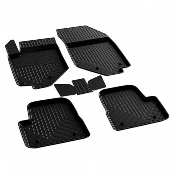 Opel Corsa F Ferrous 4D Havuzlu Kauçuk Paspas 2019 ve Üstü