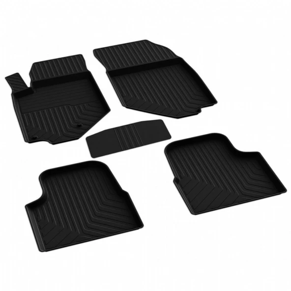 Peugeot 2008 Ferrous 4D Havuzlu Kauçuk Paspas 2019 ve Üstü