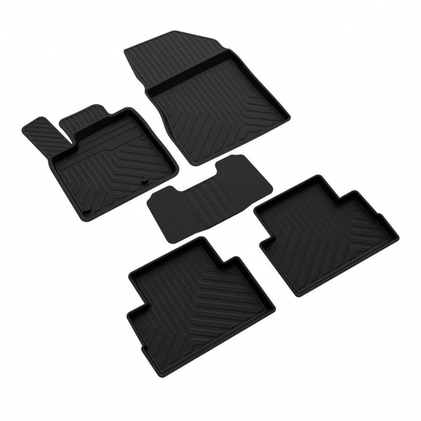 Nissan Qashqai 3 Dizel-Benzin Ferrous 4D Havuzlu Kauçuk Paspas 2021 ve Üstü ürün görseli 1