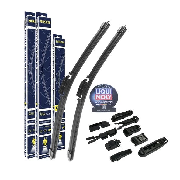 Wöbermann + Niken Citroen C1 Ön Arka Muz Silecek Takımı 2014-2020 ürün görseli