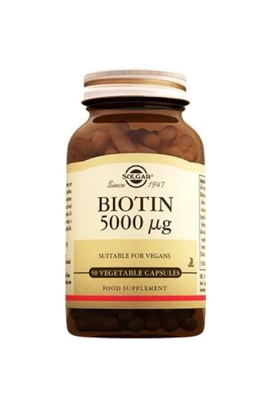 Biotin 5000 Mcg 50 Kapsül ürün görseli