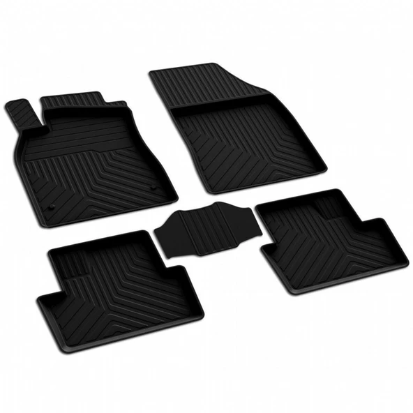 Renault Megane 3 Ferrous 4D Havuzlu Kauçuk Paspas 2008 2015