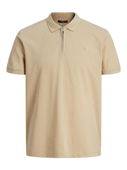 Jack & Jones Jprblascott Zip Ss Polo Sn Erkek T-Shirt - Resim 3