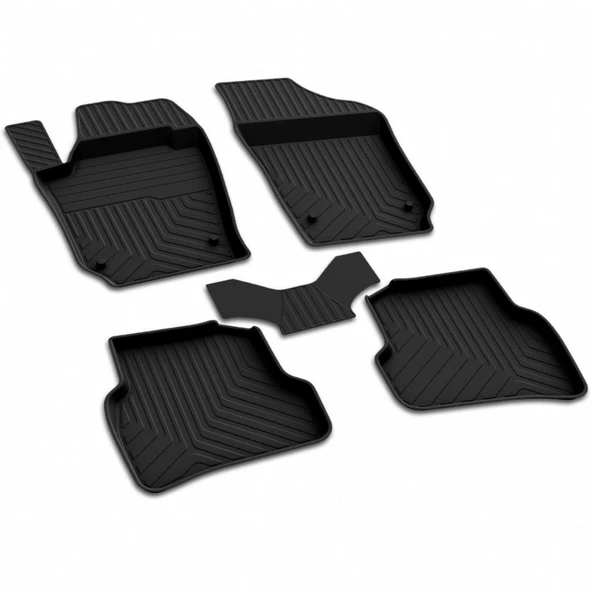 Volkswagen Polo 5 Ferrous 4D Havuzlu Kauçuk Paspas 2009 2017 ürün görseli 1