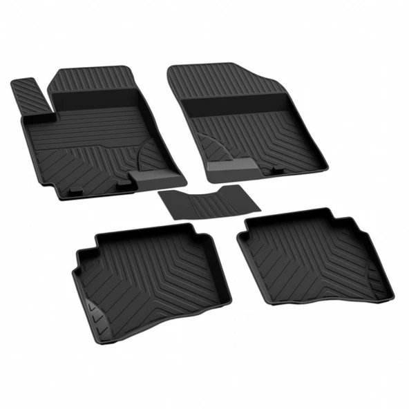 Toyota Yaris 2-3 Ferrous 4D Havuzlu Kauçuk Paspas 2005 2013 ürün görseli 1