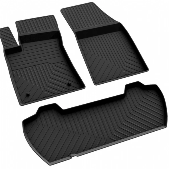 Renault Scenic 3 Ferrous 4D Havuzlu Kauçuk Paspas 2003 2009 ürün görseli 1