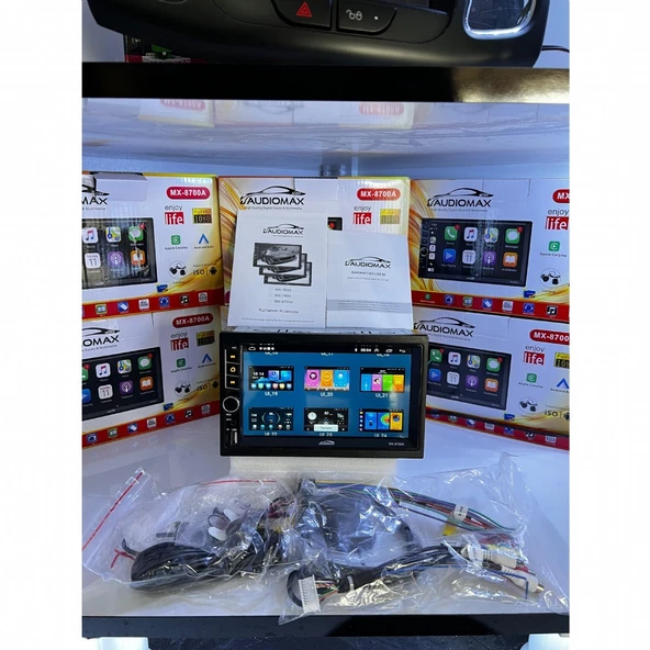 AUDİOMAX Mx-8700A RENAULT SYMBOL 7 İNÇ ANDROİD 12 TUŞLU + GERİ GÖRÜŞ KAMERALI - 5