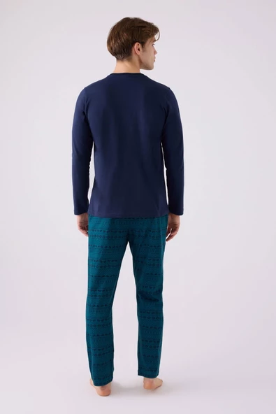 Arnetta 3155 Erkek Uzun Kol Pijama Takım - Resim 3