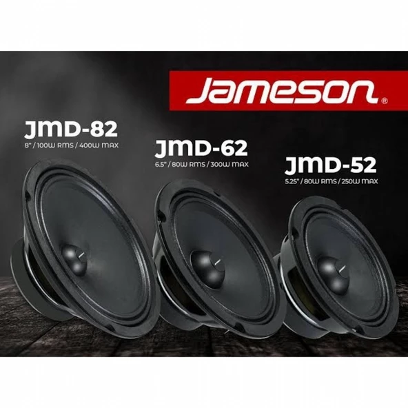 JAMESON JMD-82 20 CM 400W MİDRANGE OTO HOPARLÖR - 3