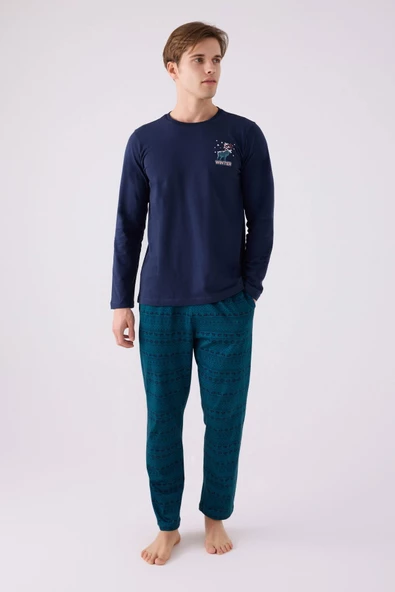 Arnetta 3155 Erkek Uzun Kol Pijama Takım