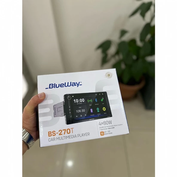 Citroen C5 Uyumlu Özel BlueWay Double Teyp 7 inç Arka kasası Ayarlanabilir ince 2 Mirrorlink Kamera Hediye - 6