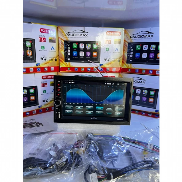 AUDİOMAX Mx-8700A TOYOTA COROLLA TERRA SOL 7 İNÇ ANDROİD 12 TUŞLU + GERİ GÖRÜŞ KAMERALI - 6