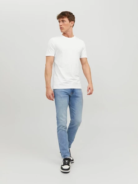 Jack & Jones Jjeorganic Basic Tee Ss O-Neck Noos Erkek T-Shirt - Resim 3