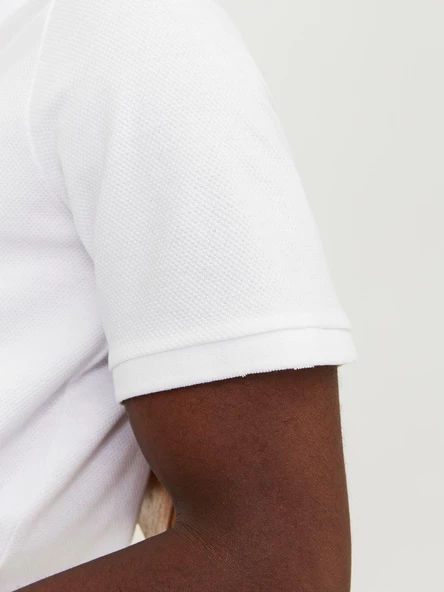 Jack & Jones Jjemac Zip Ss Polo Sn Erkek T-Shirt - Resim 4