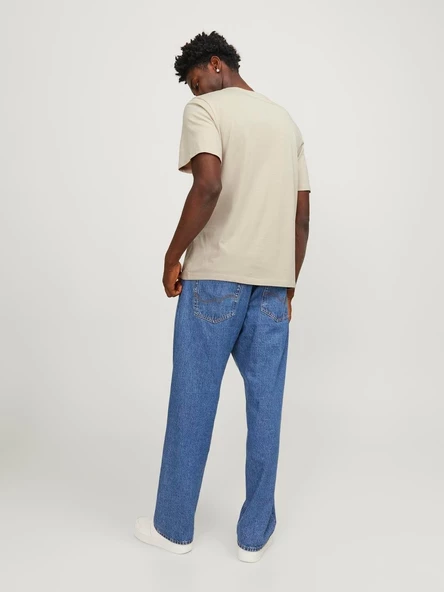 Jack & Jones Jjejeff Corp Logo Tee Ss O-Neck Sn Erkek T-Shirt - Resim 2