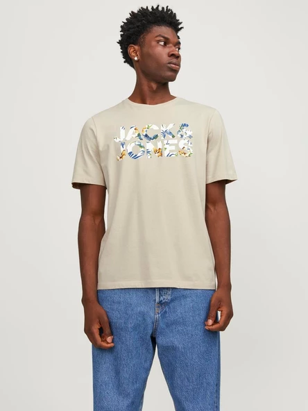 Jack & Jones Jjejeff Corp Logo Tee Ss O-Neck Sn Erkek T-Shirt ürün görseli 1