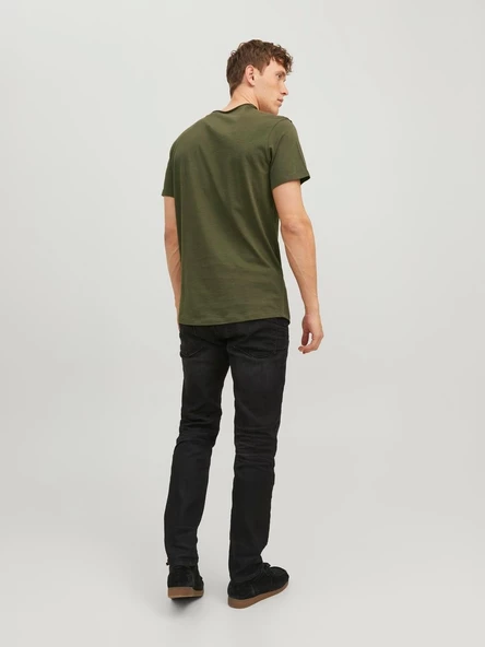 Jack & Jones JJebasher Tee O-Neck Ss Noos Erkek T-Shirt - Resim 2