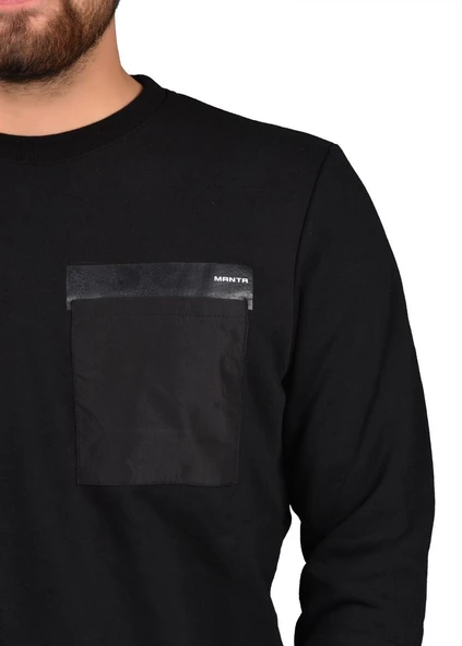 MANTA 5323 Cep Baskılı Sweatshirt - 4